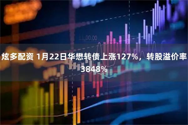 炫多配资 1月22日华懋转债上涨127%，转股溢价率3848%